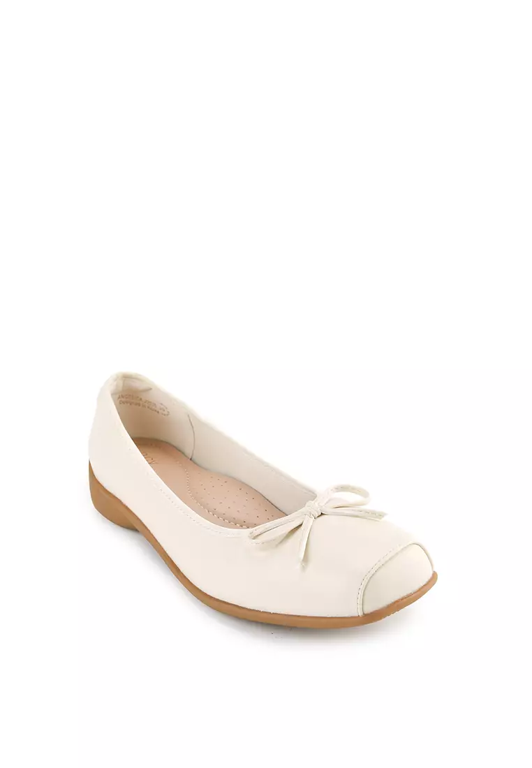 ANGELICA J2535-6-36 FLATSHOES OFF WHITE