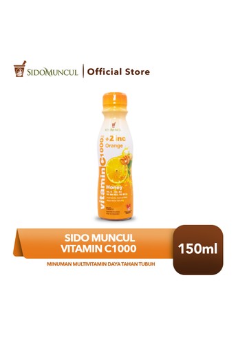 Jual Sido Muncul Sido Muncul Vit C 1000 2x150 Ml Vit C Serbuk 2x6 S Free Handuk Kecil Original Zalora Indonesia
