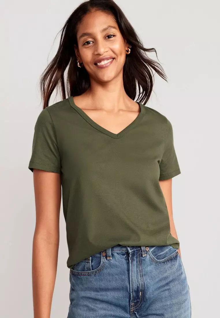 Buy Old Navy EveryWear V-Neck T-Shirt For Women 2025 Online