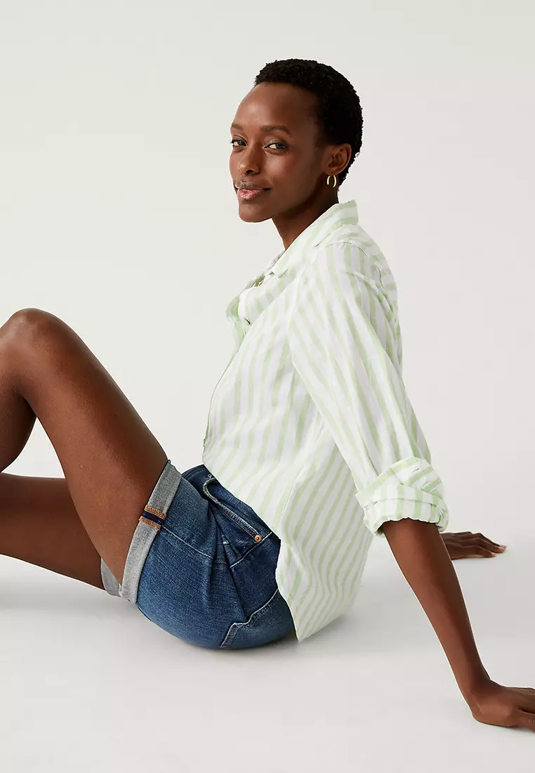 Denim Boyfriend Shorts