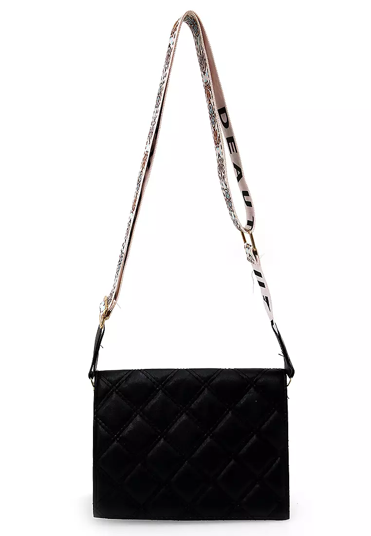 Werlyn Sling Bag Wanita Little Pearl Casual Large Storage Material Leather ORIGINAL