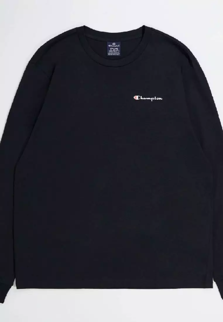 Mens Left Chest Logo Long sleeve T-Shirt