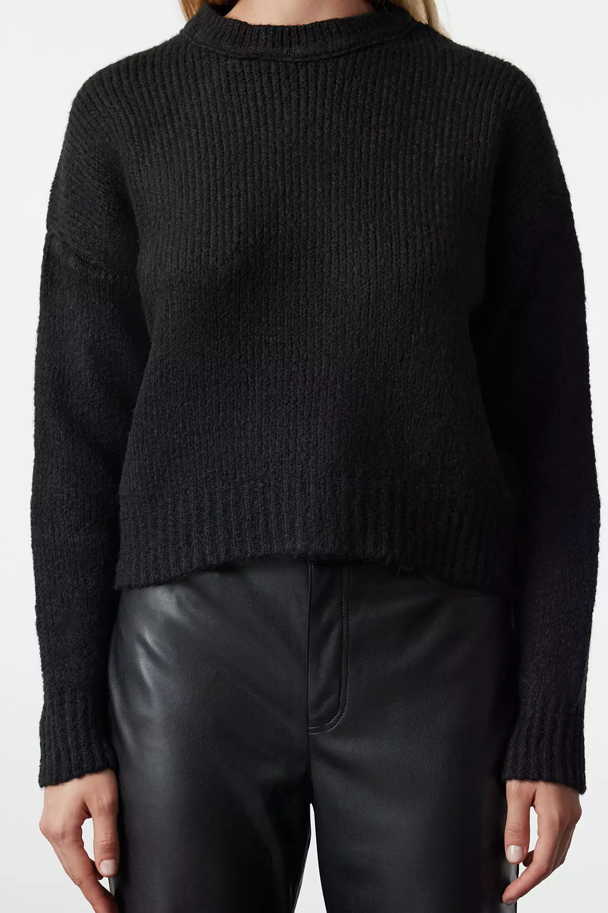 Crew Neck Knit Sweater