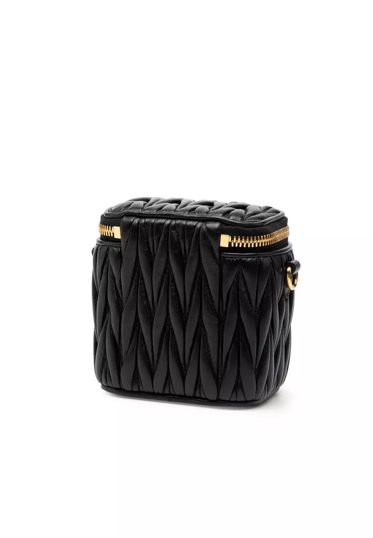 Pre-Loved Miu Miu Micro Matelasse Nappa Vanity Crossbody