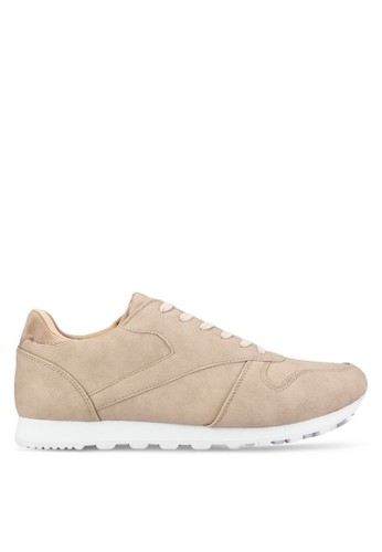 Faux Matte Leather Sneakers