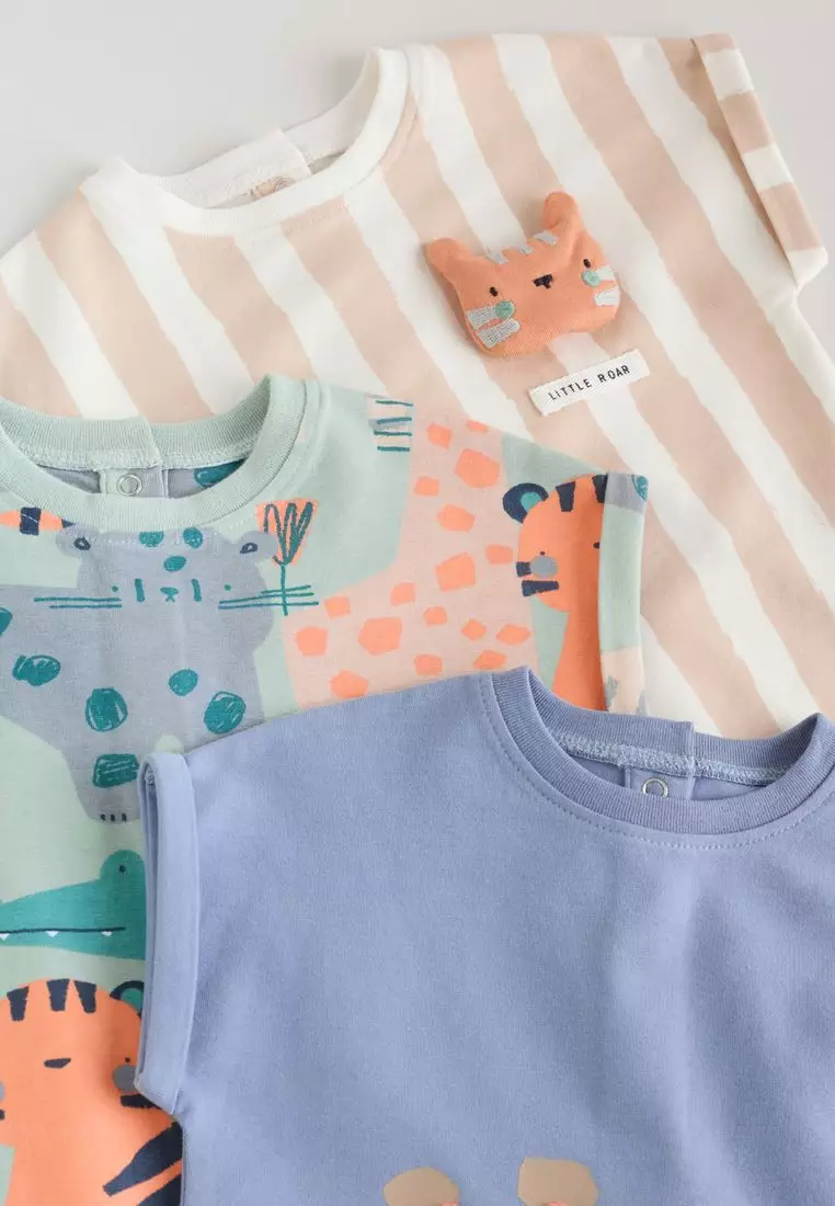 Jersey Baby Rompers 3 Pack