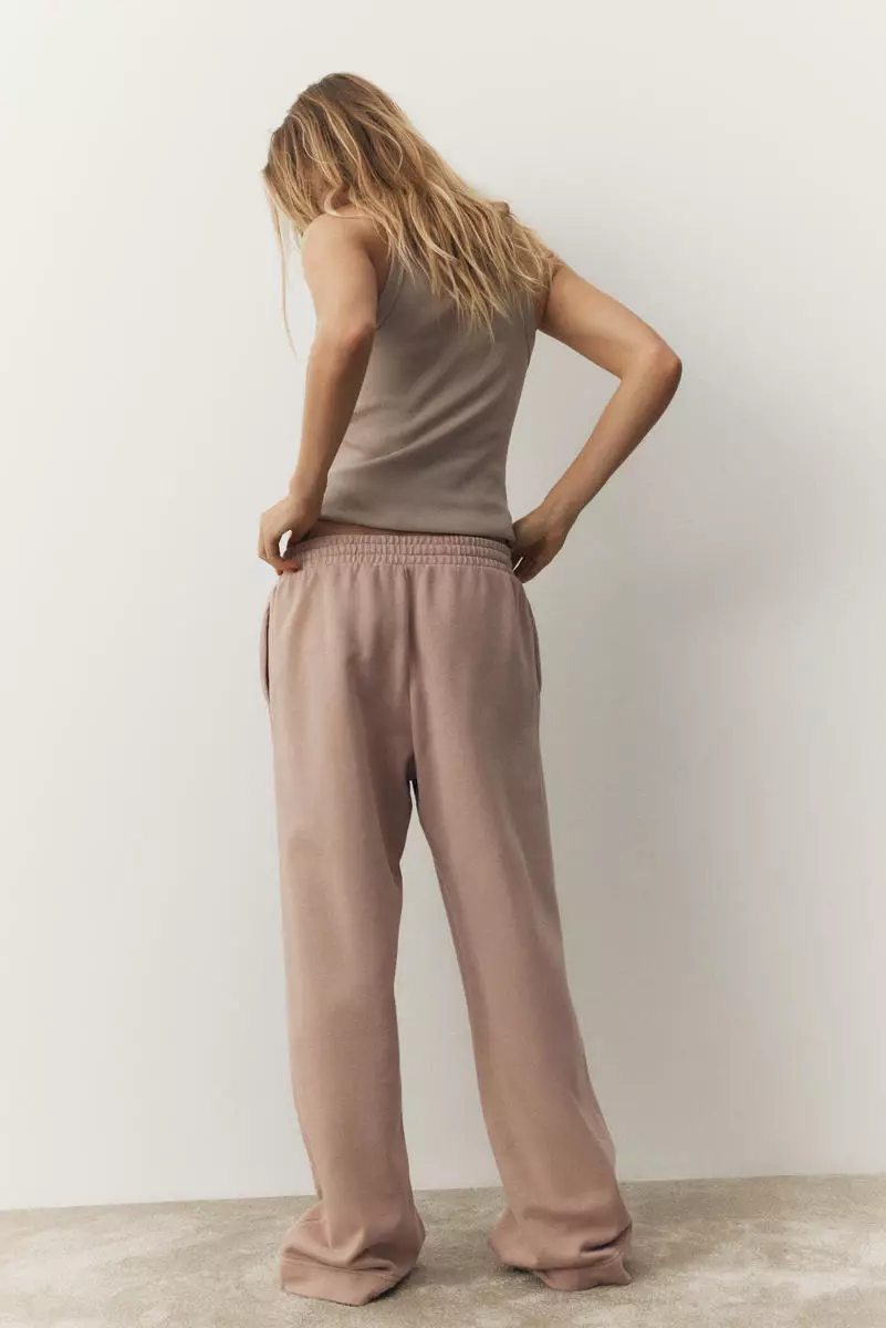 Washed-look sweatpants