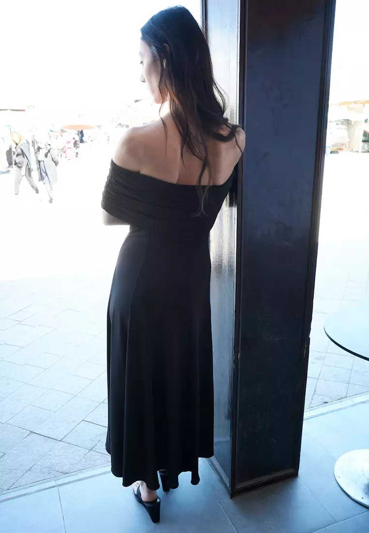 Buy Mango Strapless Flared Dress 2026 Online | ZALORA