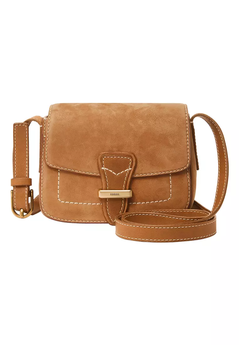 Buy Fossil Fossil Female s Tremont brown Leather Crossbody Bag