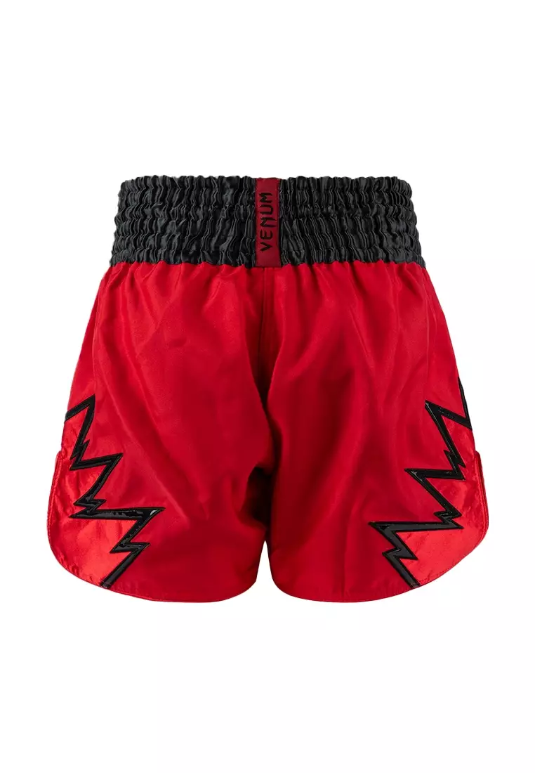 Venum Inferno Muay Thai Shorts - Charcoal Grey/Red