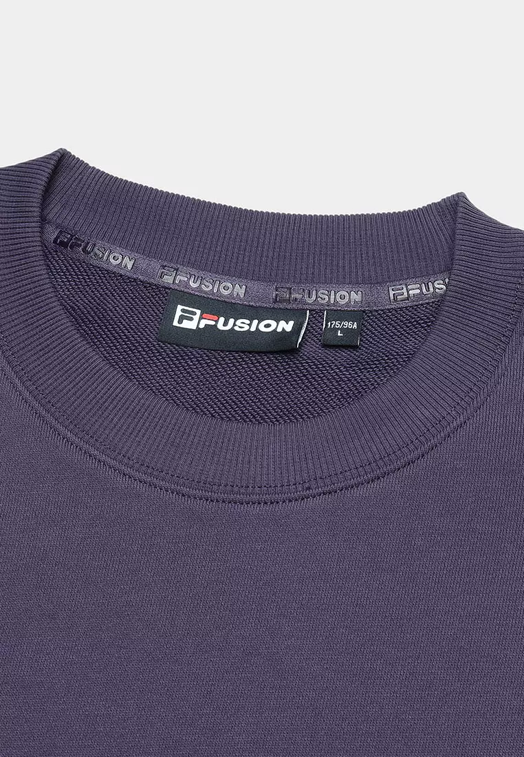 FILA FUSION INLINE WORKWEAR Men's Pullover Sweater in Purple