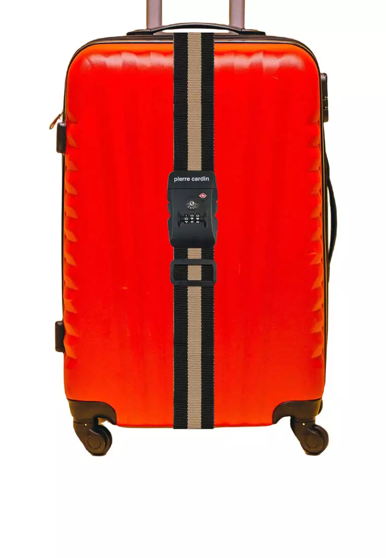 Pierre Cardin Strap Koper Travel Strap to Secure Luggage Tali Pengaman Sabuk Koper TSA