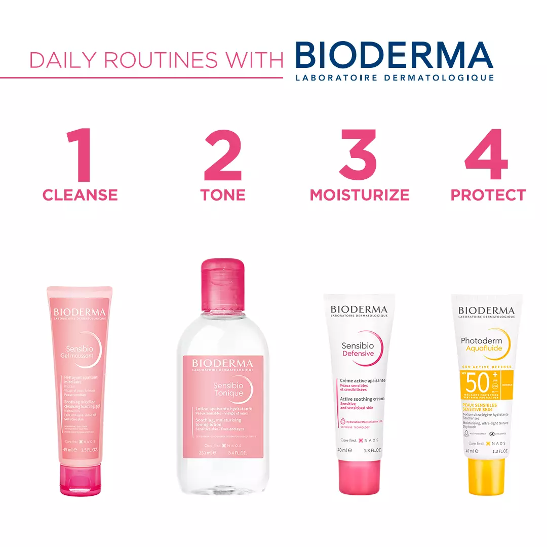Bioderma Sensibio Gel Moussant 45 ml - Facial Wash untuk Semua Jenis Kulit / Kulit Sensitif