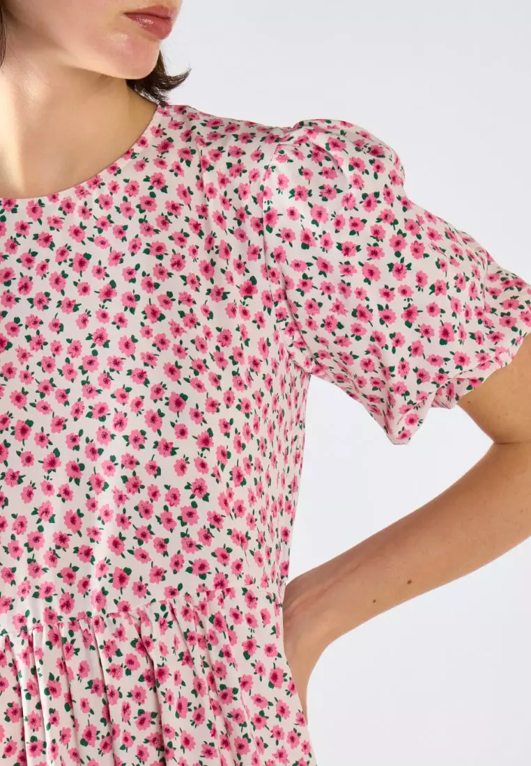 Tiered Midi-Dress