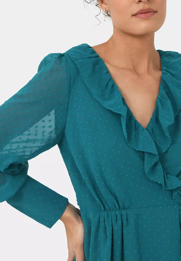 Savina Ruffle Mini Dress