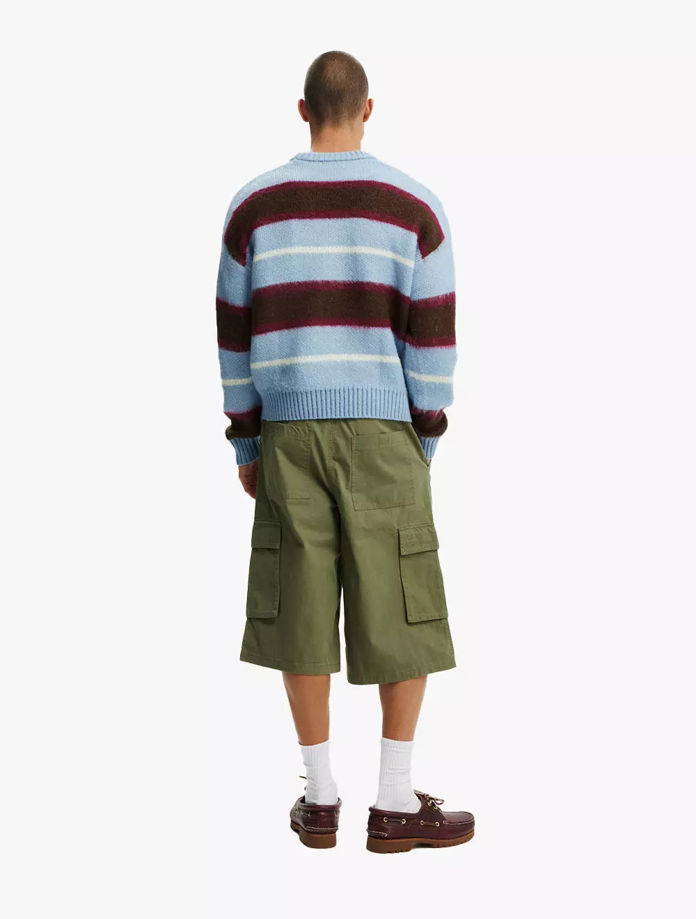 Cotton On - SHORTS - Super Baggy Cargo Short - MILITARY