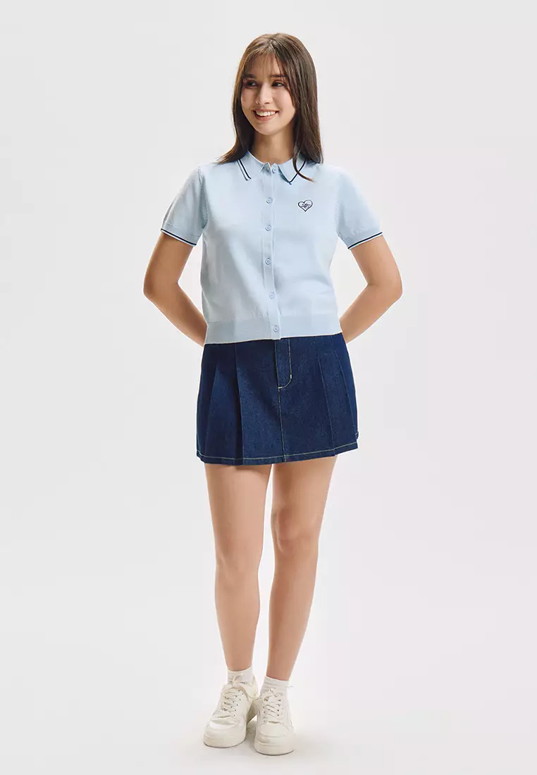 Semi-Cropped Relaxed Polo