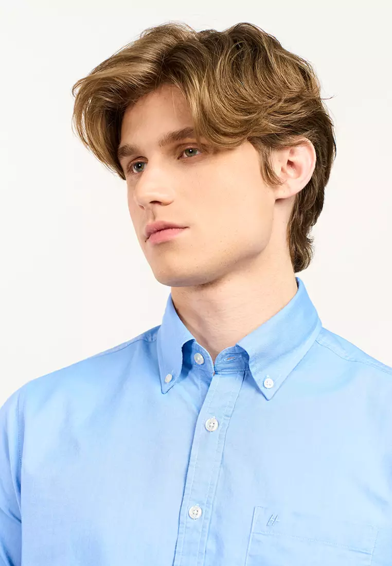 Men's Lightweight Oxford Button-Down Shirt