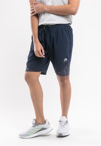 FOREST navy Forest Stretchable Sport Shorts - 65697 Navy 81BE0AA30AD30AGS_1