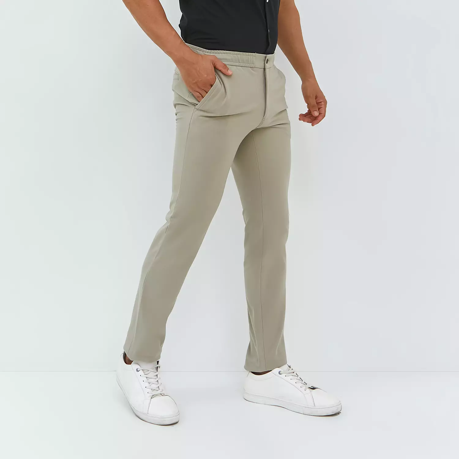 Jobb Jupiter Celana Panjang Joger Modern Slim Fit Light Khaki Colour Light Khaki