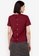 ZALORA WORK red Button Back Top F6C08AA14DD54BGS_2