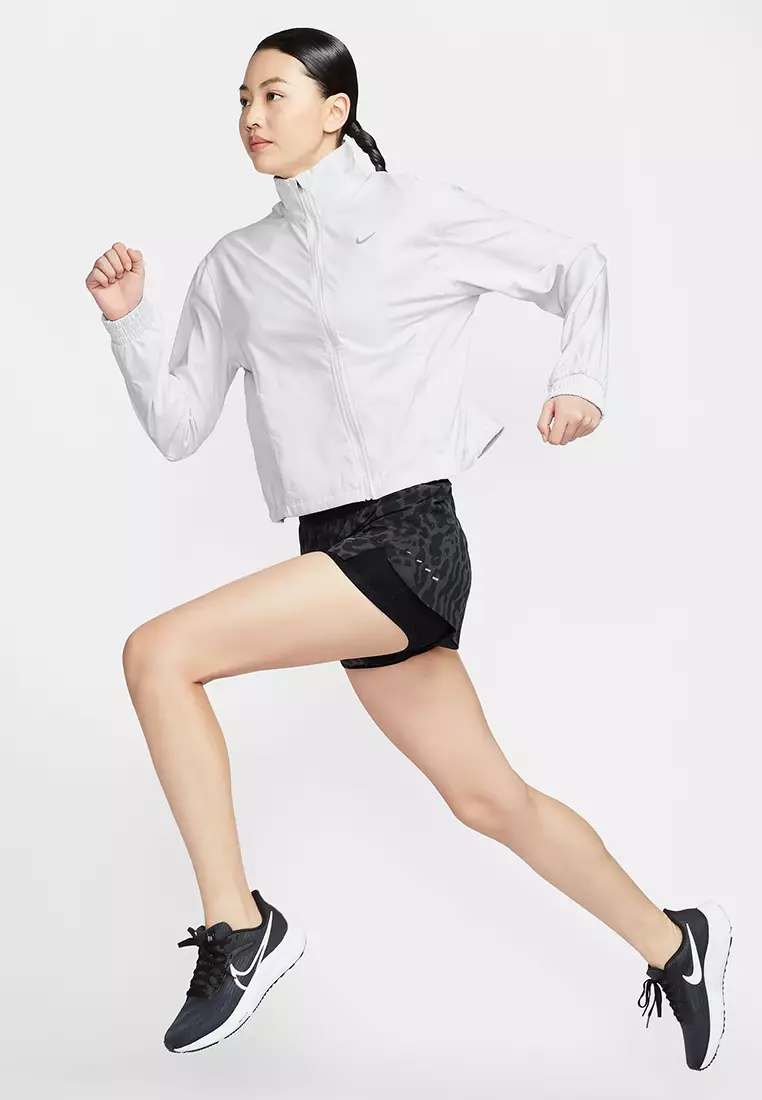 Women's Dri-FIT Mid-Rise 2-in-1 Printed Running Shorts