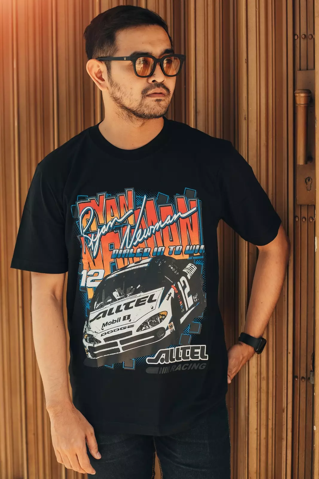Ossu Ryan Newman Alltel Champion Nascar Tshirt