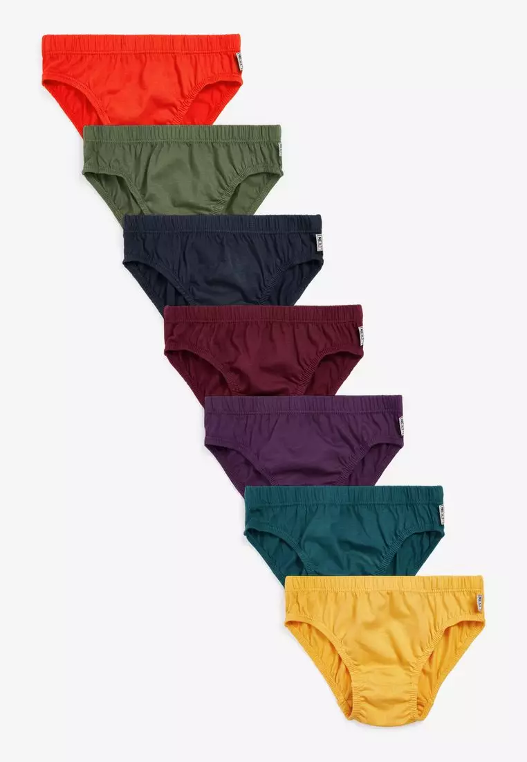 7pack Plain Knit Rib Panty