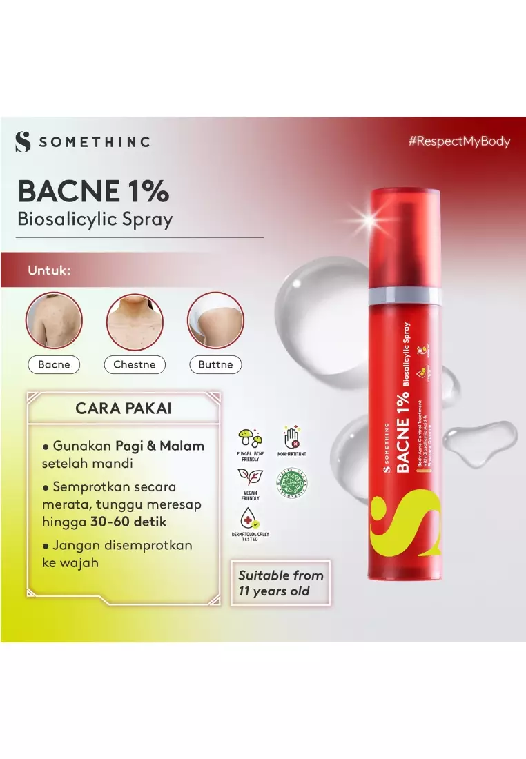 SOMETHINC Bacne 1% Biosalicylic Spray