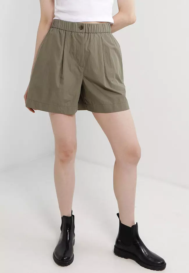 Topshop khaki clearance shorts