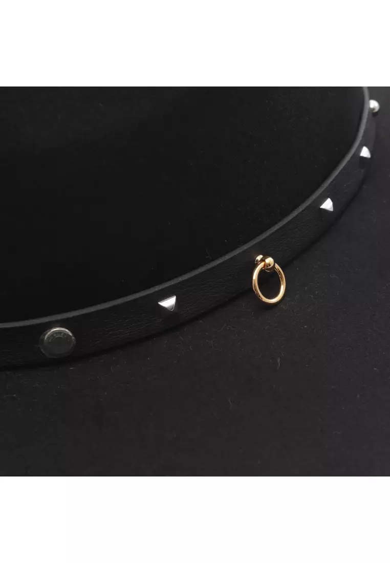 Pre-Loved Hermès Collier hat hat feutre black