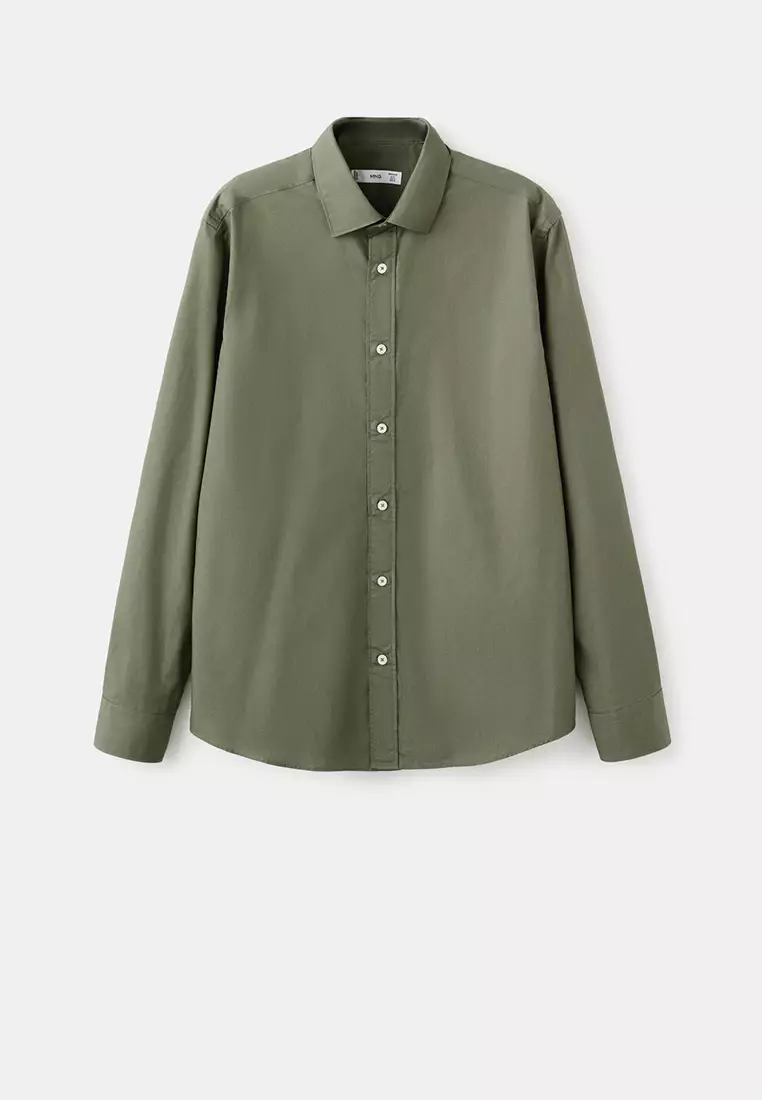 Regular-Fit 100% Cotton Shirt