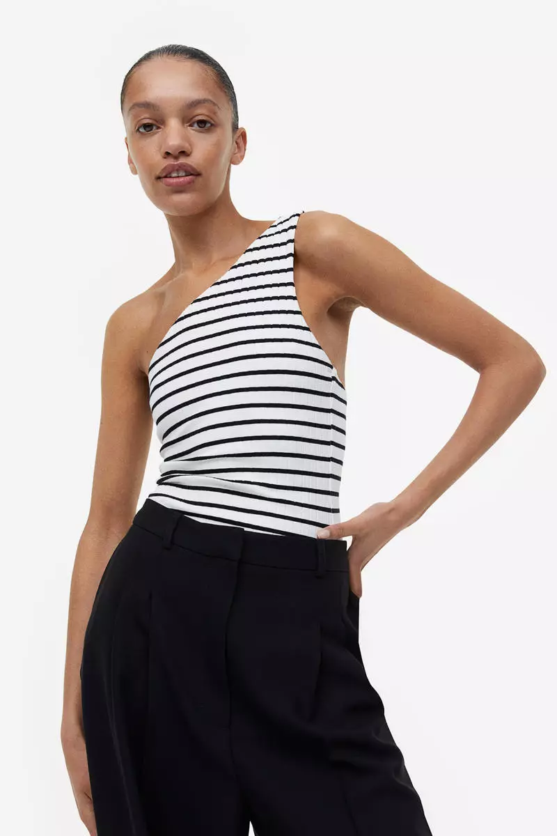 One shoulder top 2025 mango