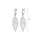 Glamorousky silver Fashion Elegant Hollow Pattern Leaf Earrings CB8ADAC2177942GS_2
