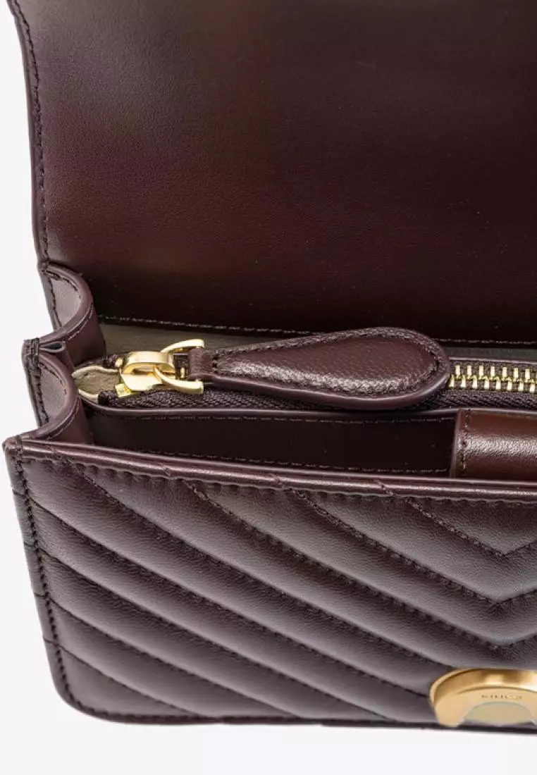 Buy Pinko Mini Love Bag Icon V Quilt Online ZALORA Malaysia