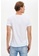 DeFacto white Short Sleeve V-Neck Basic T-Shirt 4152AAAFB9EC26GS_2