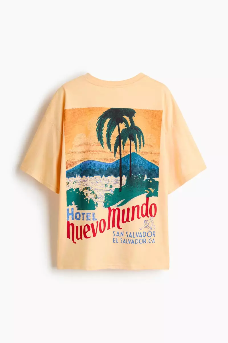Oversized printed T-shirt