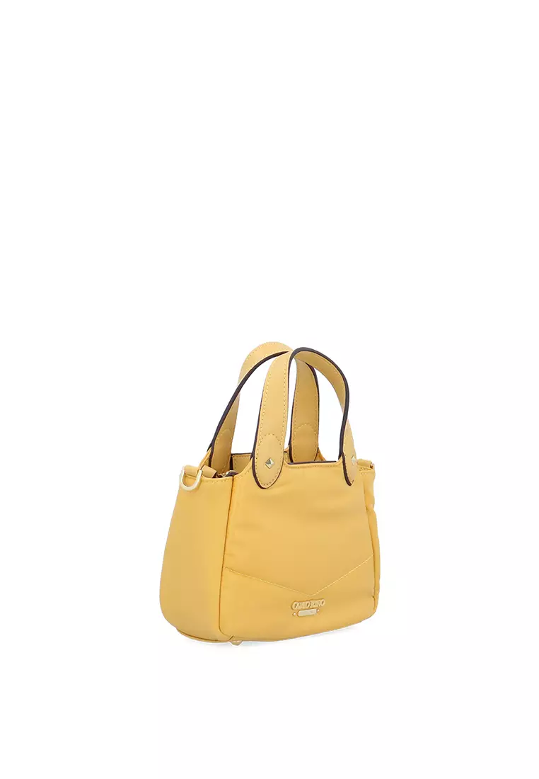 Cuddly Nylon Handbag S - Yellow