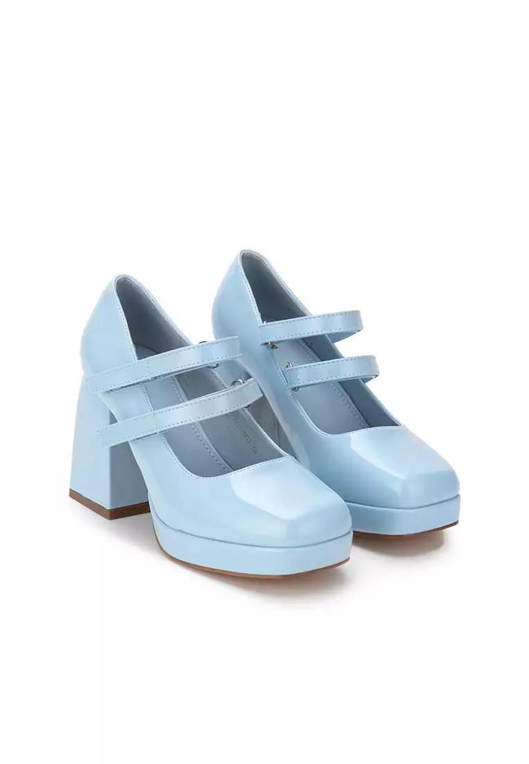 Buy nose MARY JANE WITH PLATFORM CHUNKY HEEL PUMP 2024 Online