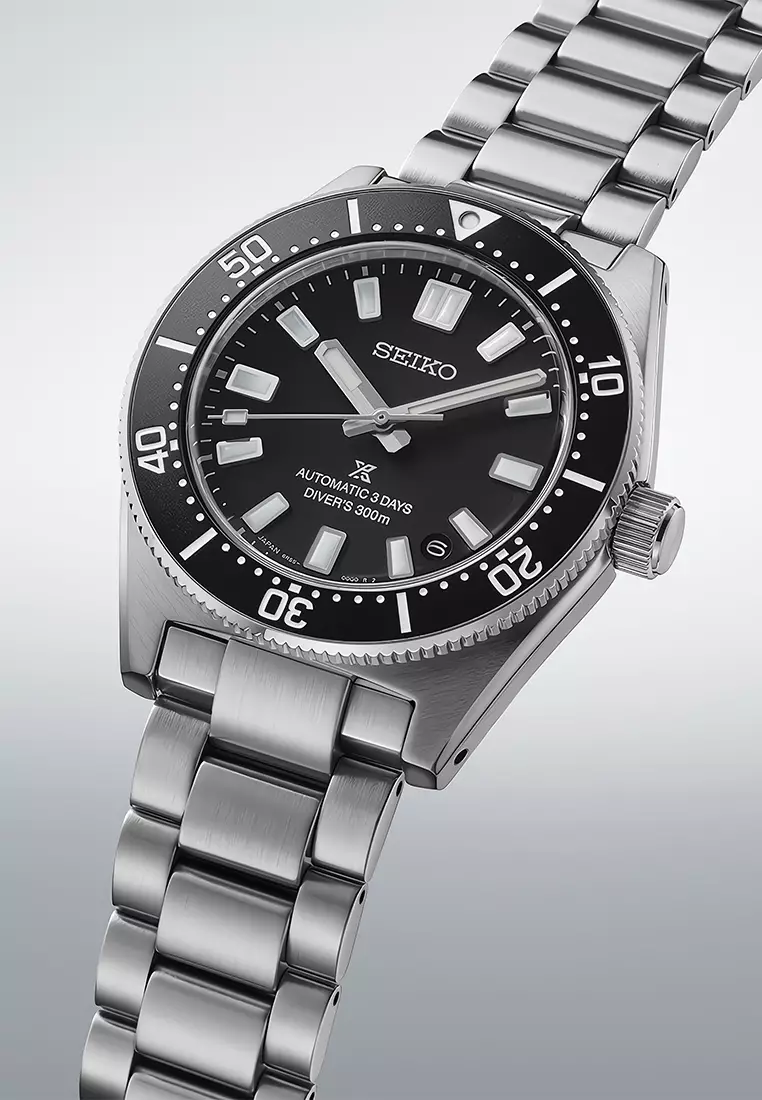 Seiko Prospex 1965 Heritage Divers 3-Day 300M In Cove Black Stainless Steel - SPB453J1