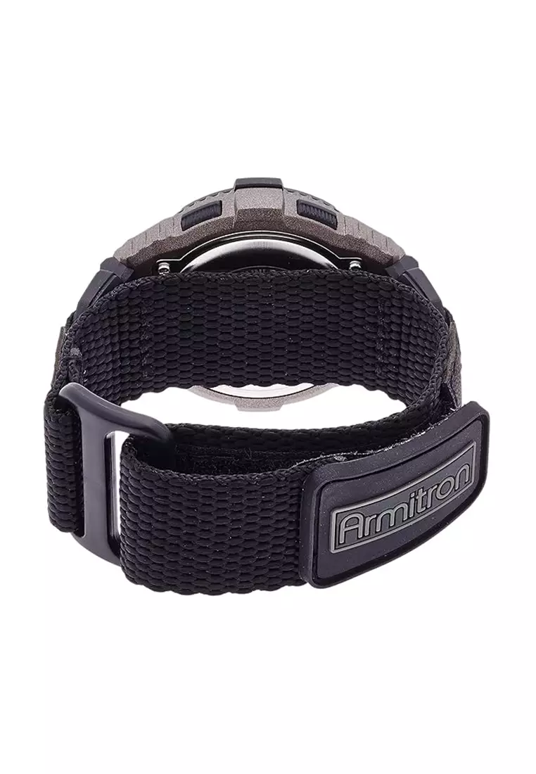 Black Resin Strap Digital Watch AR-40/8330BLK