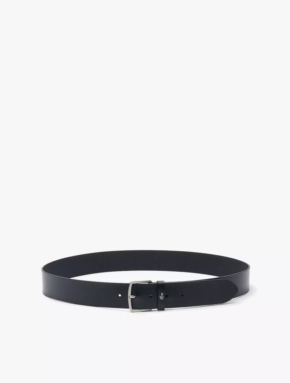 Smooth Leather Belt - BLACK
