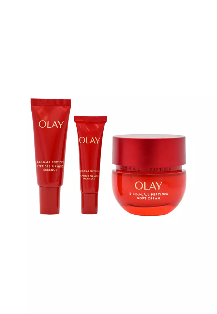 OLAY 胜肽專研緊緻輕潤乳霜套裝 (3件裝)3piece