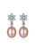 Rouse silver S925 Snowflake Geometric Stud Earrings C25ECAC6B14A72GS_1