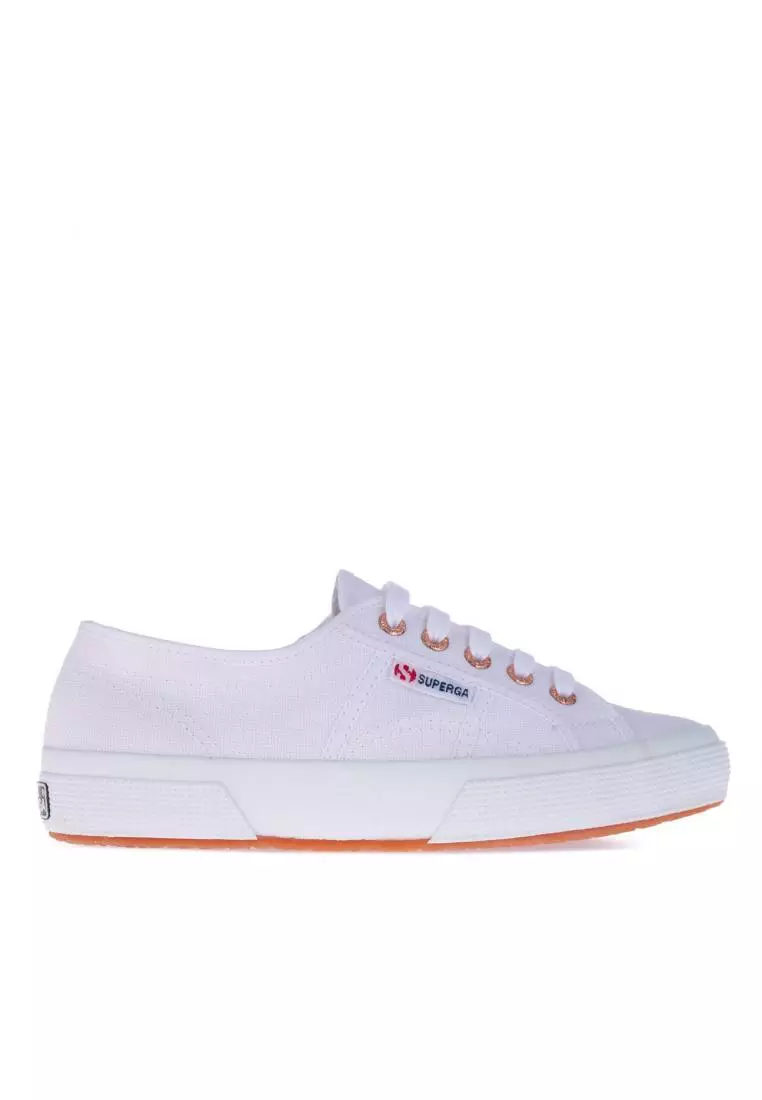 Discount on Superga  shoes - SKU: 2750-Cotu Classic White Rose Gold Sneakers