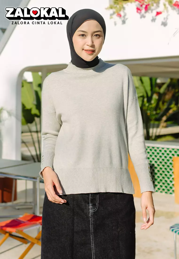 Michi Knit Light Grey