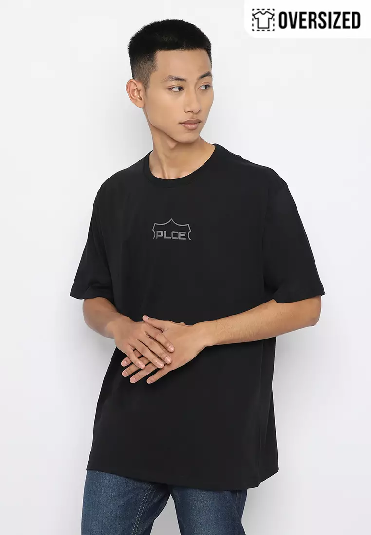POLICE T-Shirt Cotton Combed Oversized Pria 2079180211