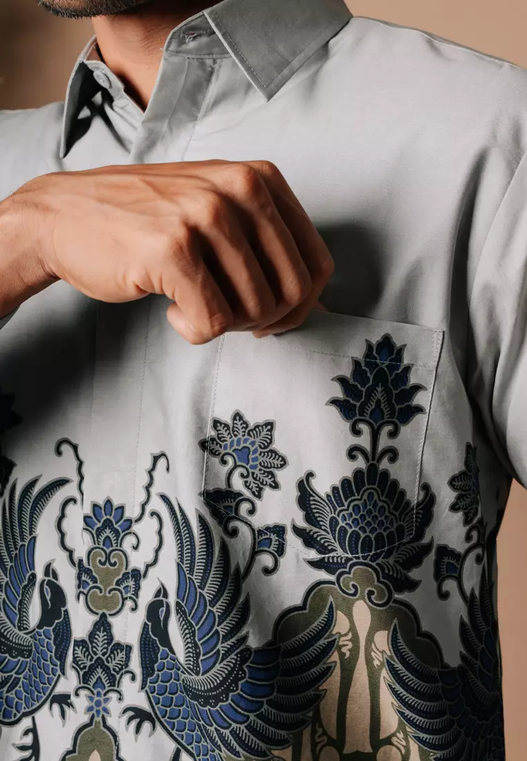 Hadinata Batik Kemeja Panjang Furing Superfine Rakha Rikha