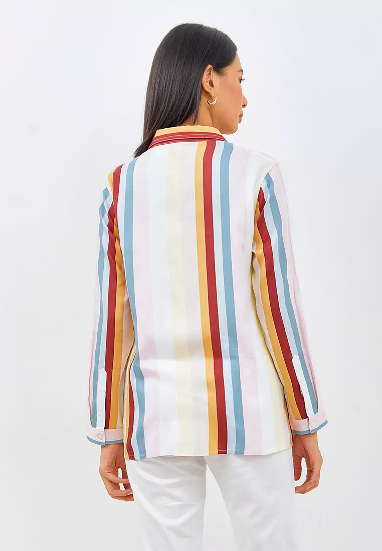 Laruku Pink Stripe Shirt (G.11598)