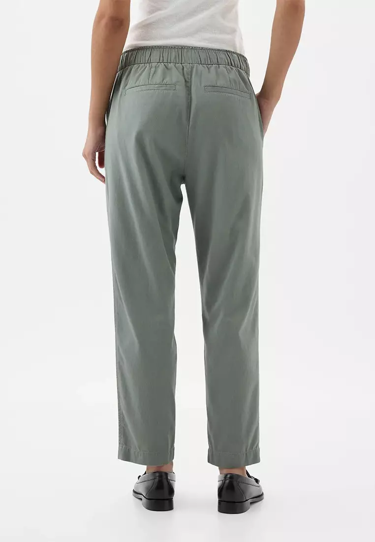 Mid Rise Easy Twill Pants